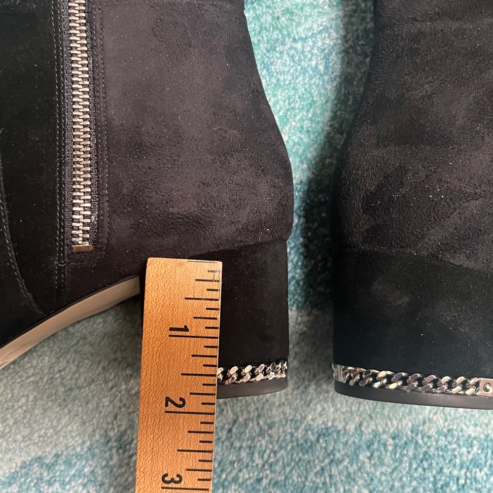 Michael Kors “Sabrina” black suede zip-up over-knee boots. NWT❣️ - Picture 5 of 14